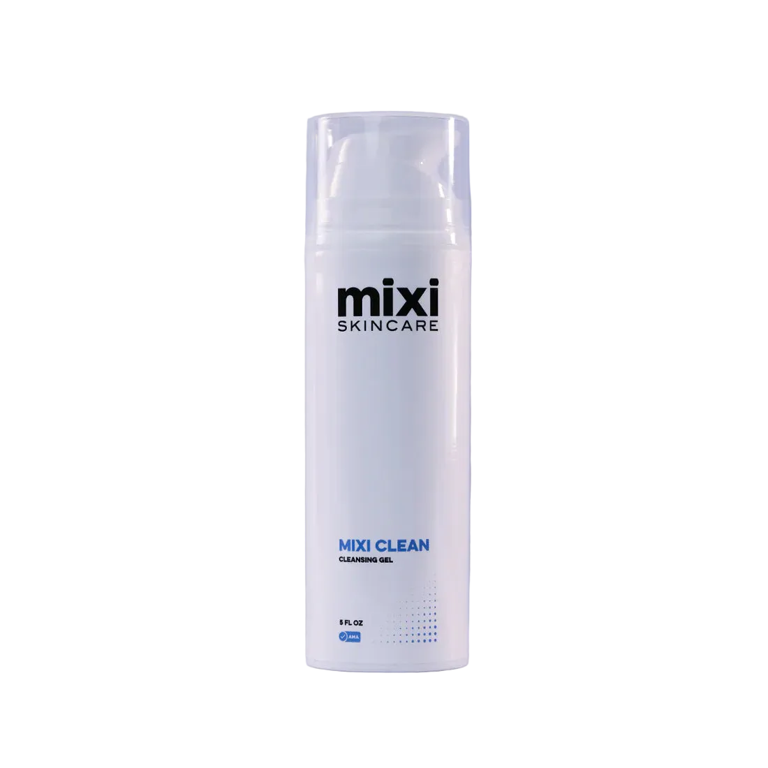 Mixi Clean Cleansing Gel in a white bottle