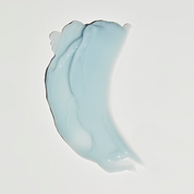swatch of blue hydraremedy serum by Face Reality
