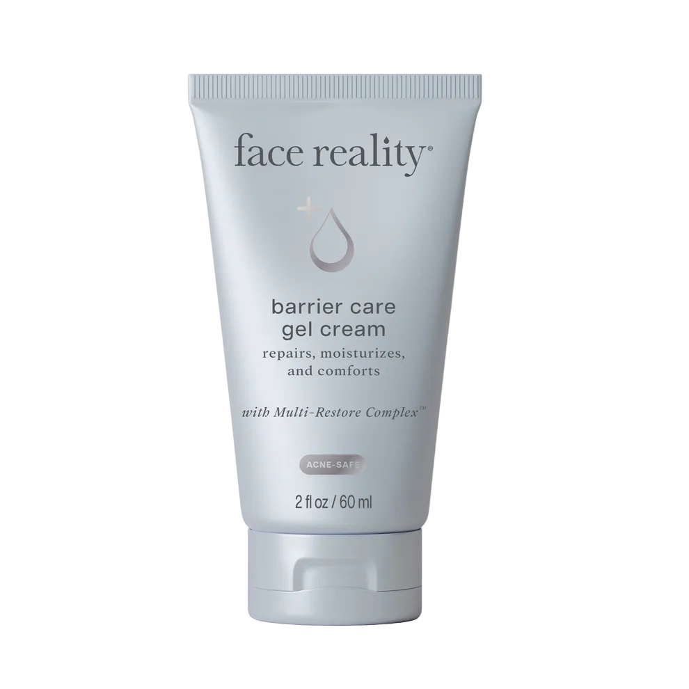 Face Reality Barrier Gel Cream in blue tube