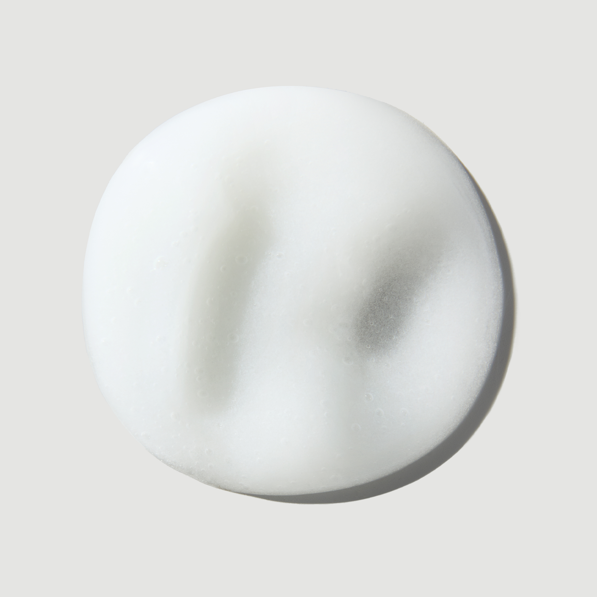 Benzoyl peroxide facial scrub swatch