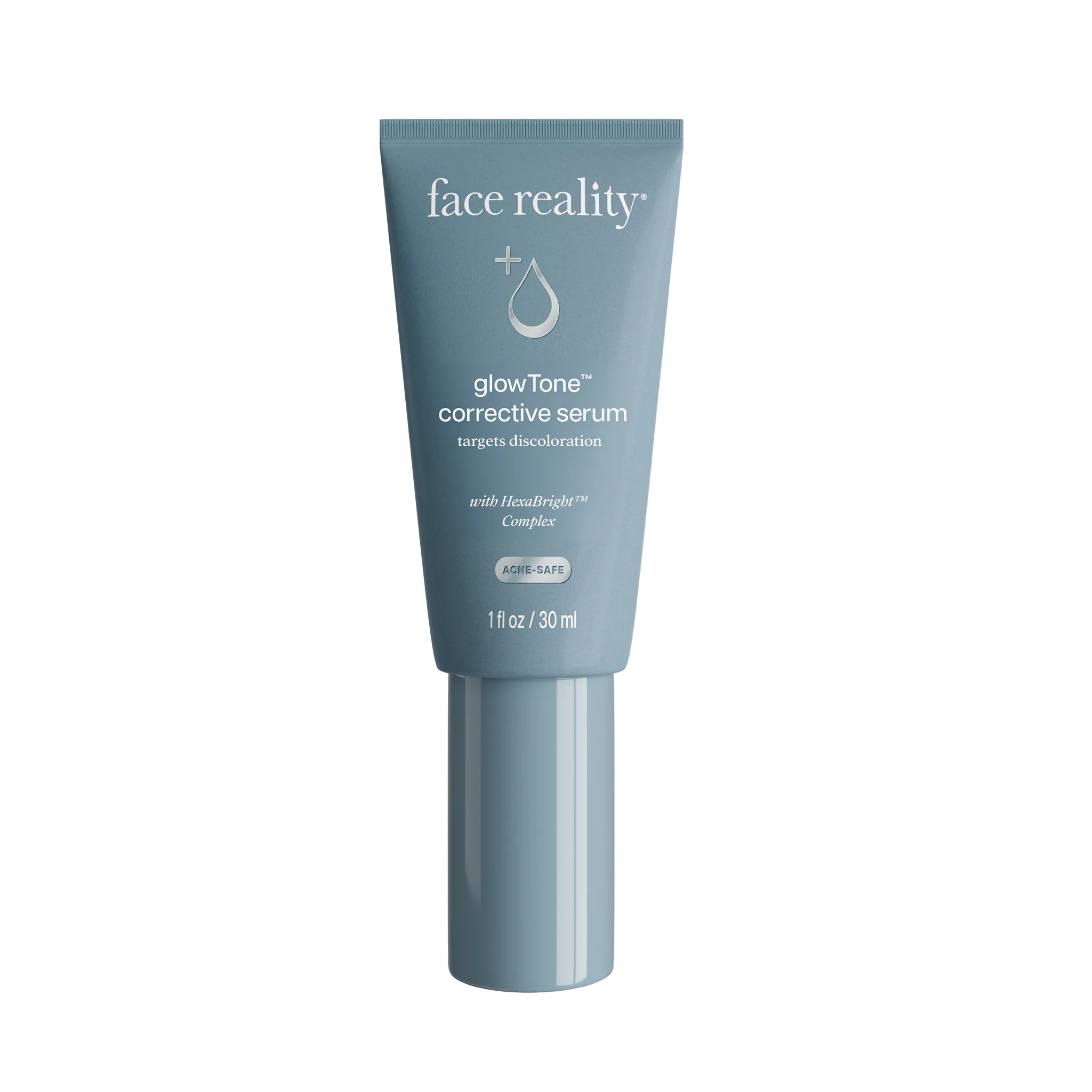 Face Reality GlowTone Corrective Serum in blue tube