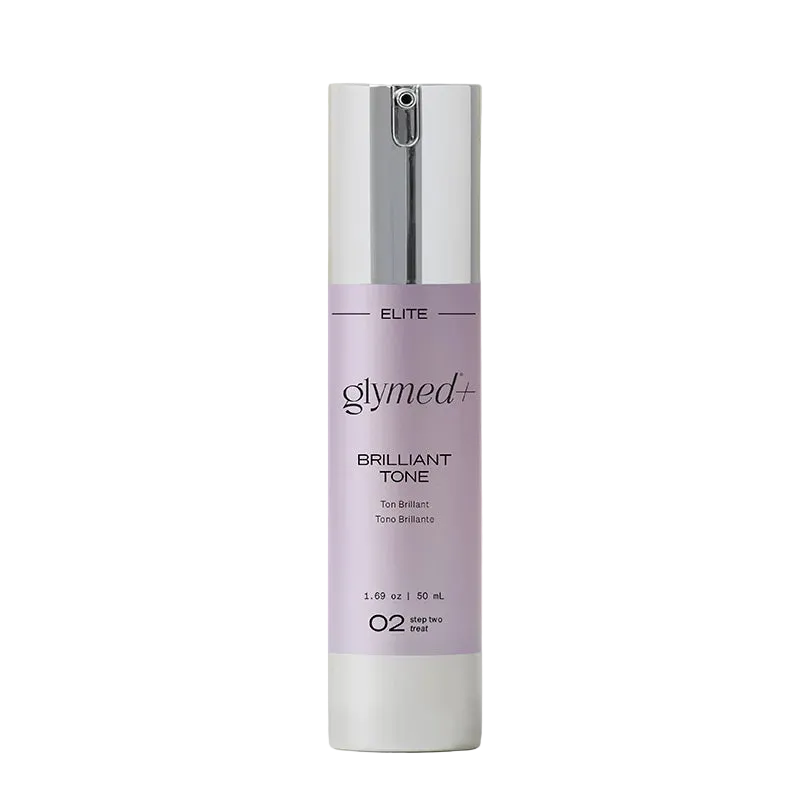 Glymed+ Elite Brilliant Tone skincare product 