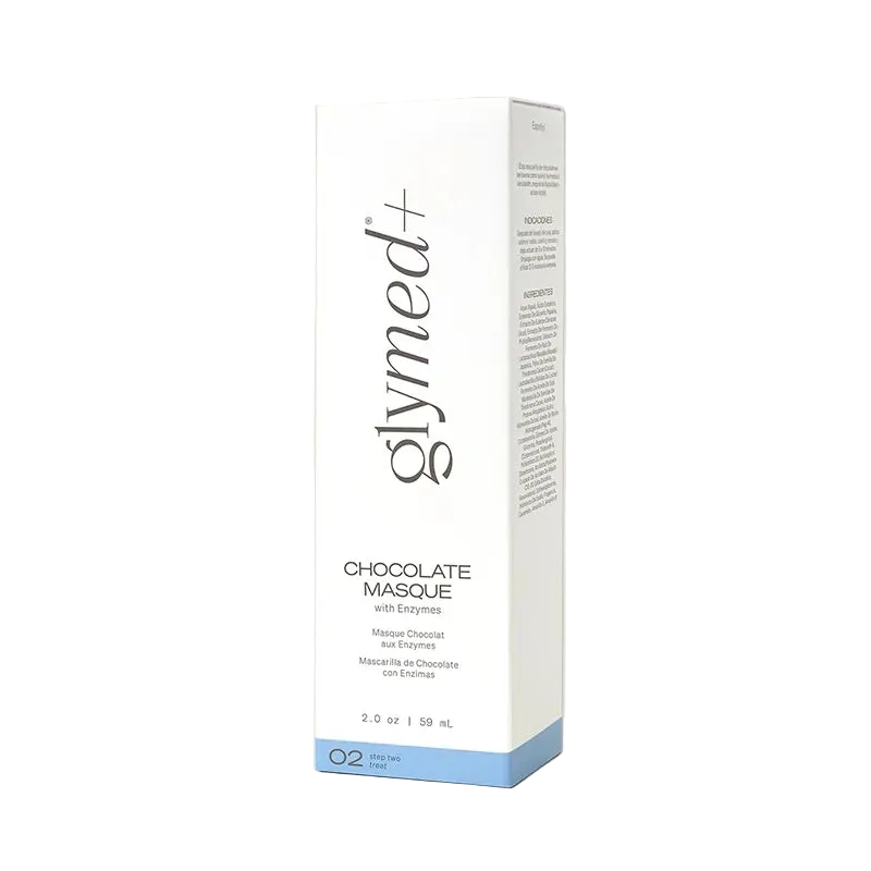 Glymed Chocolate Masque packaging on a white background