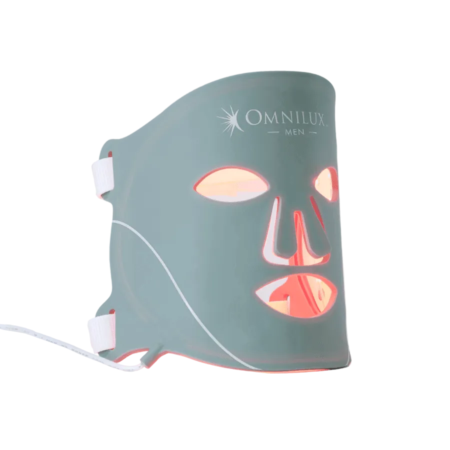 Omnilux Men LED light therapy face mask 